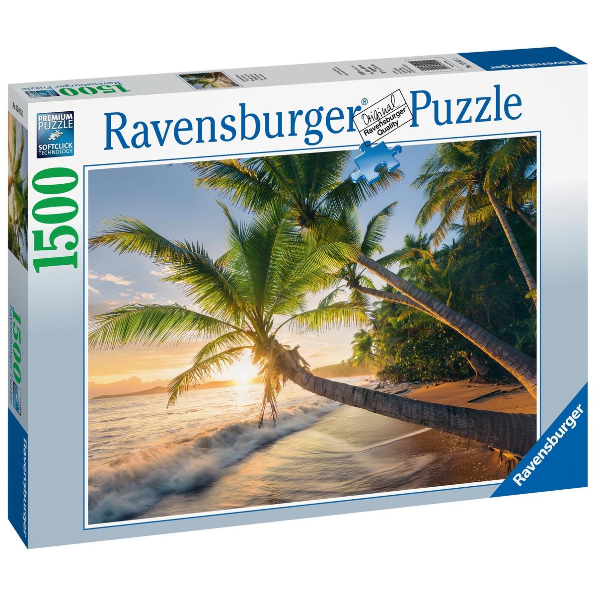 Puzzle 1500 pièces Ravensburger - Plage secrète - La Grande Récré