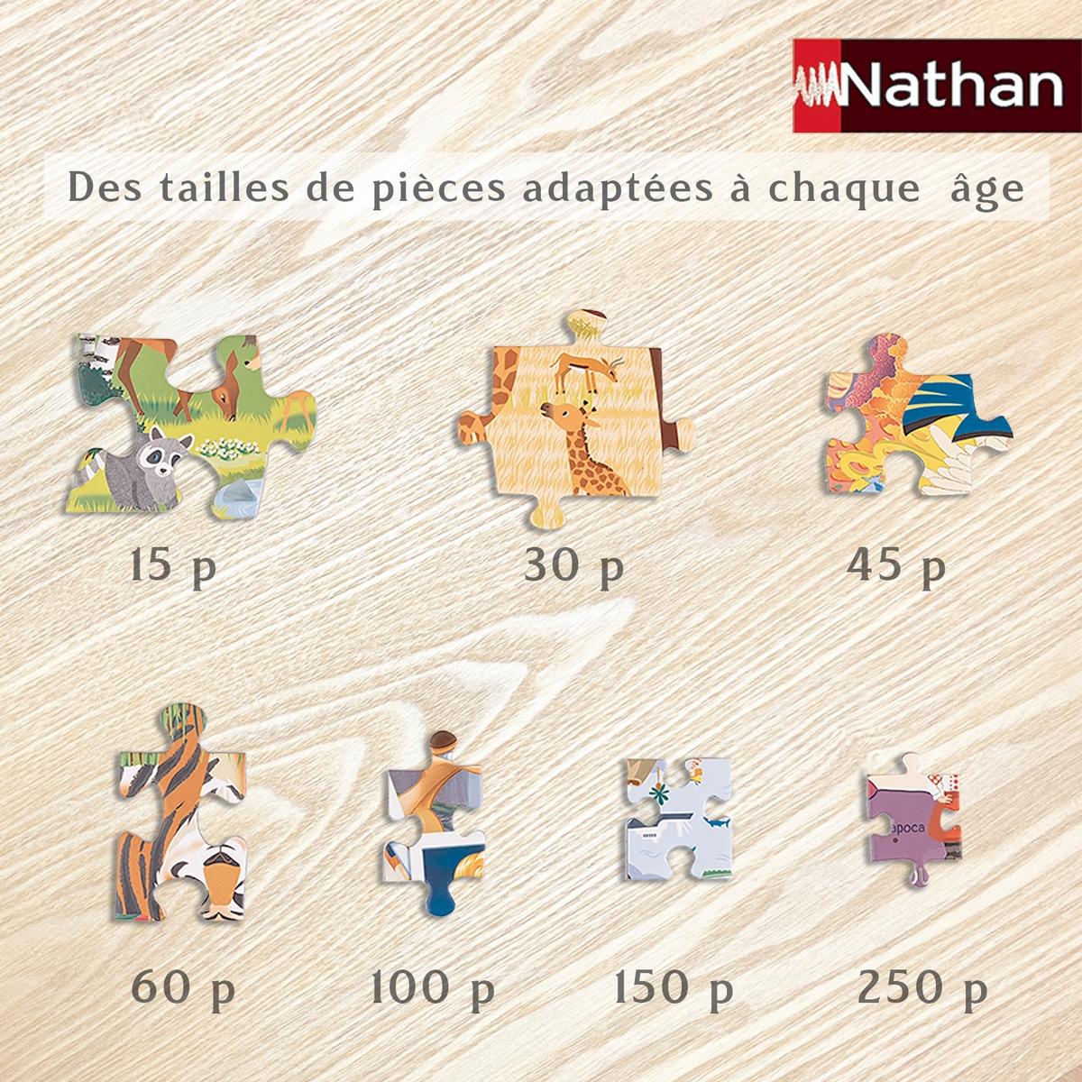 Puzzle Cadre 15 Pieces Nathan T Choupi Fete Son Anniversaire Jeux De Societe Et Puzzles La Grande Recre