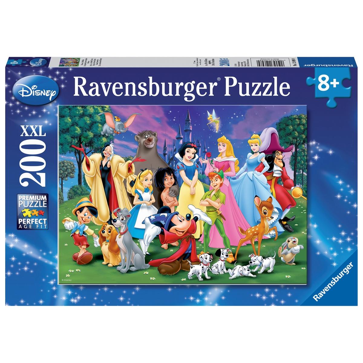 Puzzle 200 pièces XXL Ravensburger - Les grands personnages de Disney ...