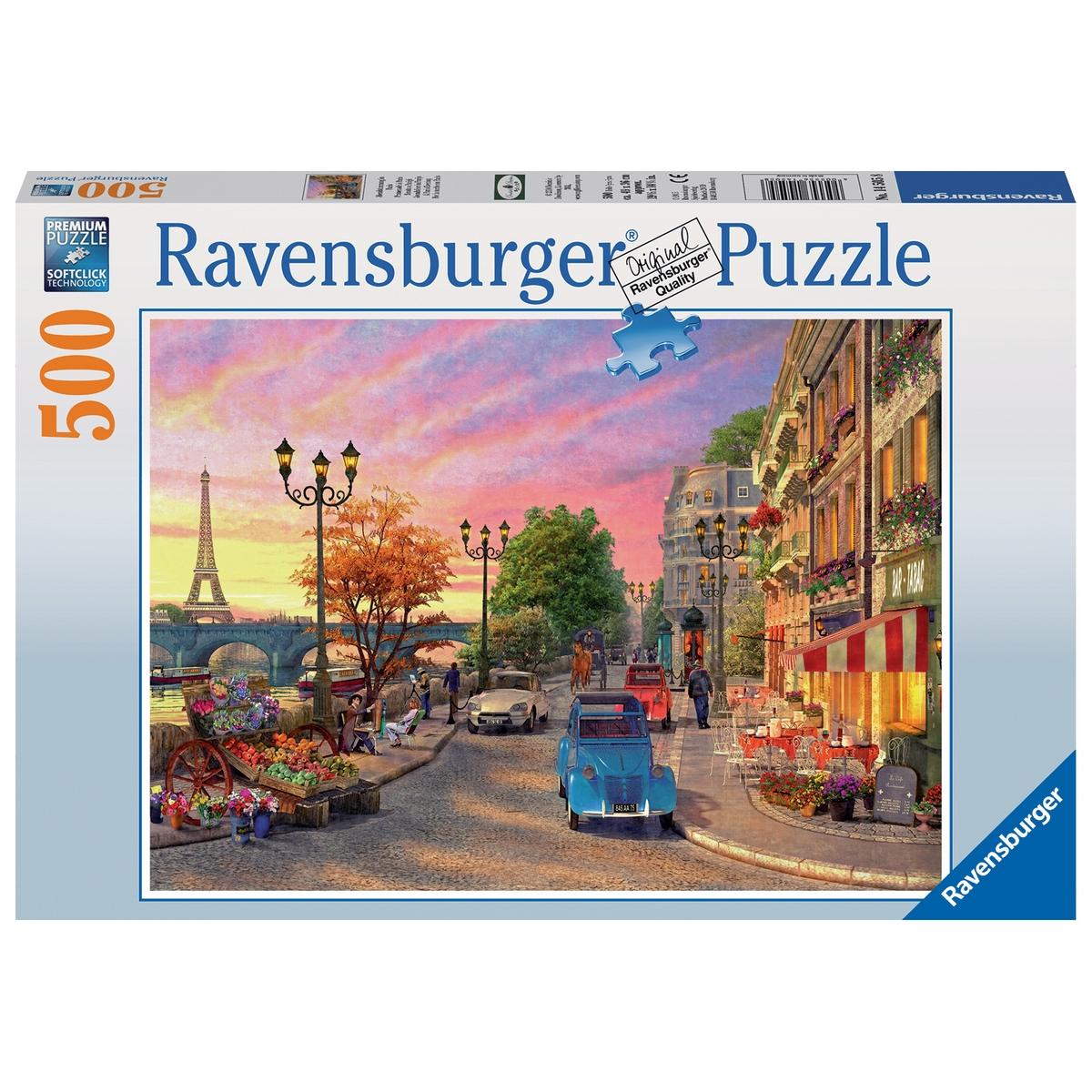 WOODEN Ravensburger PUZZLE Da 500 Pezzi FANTASY FOREST Con 40 Whimsies Inserti Sagomati In Legno