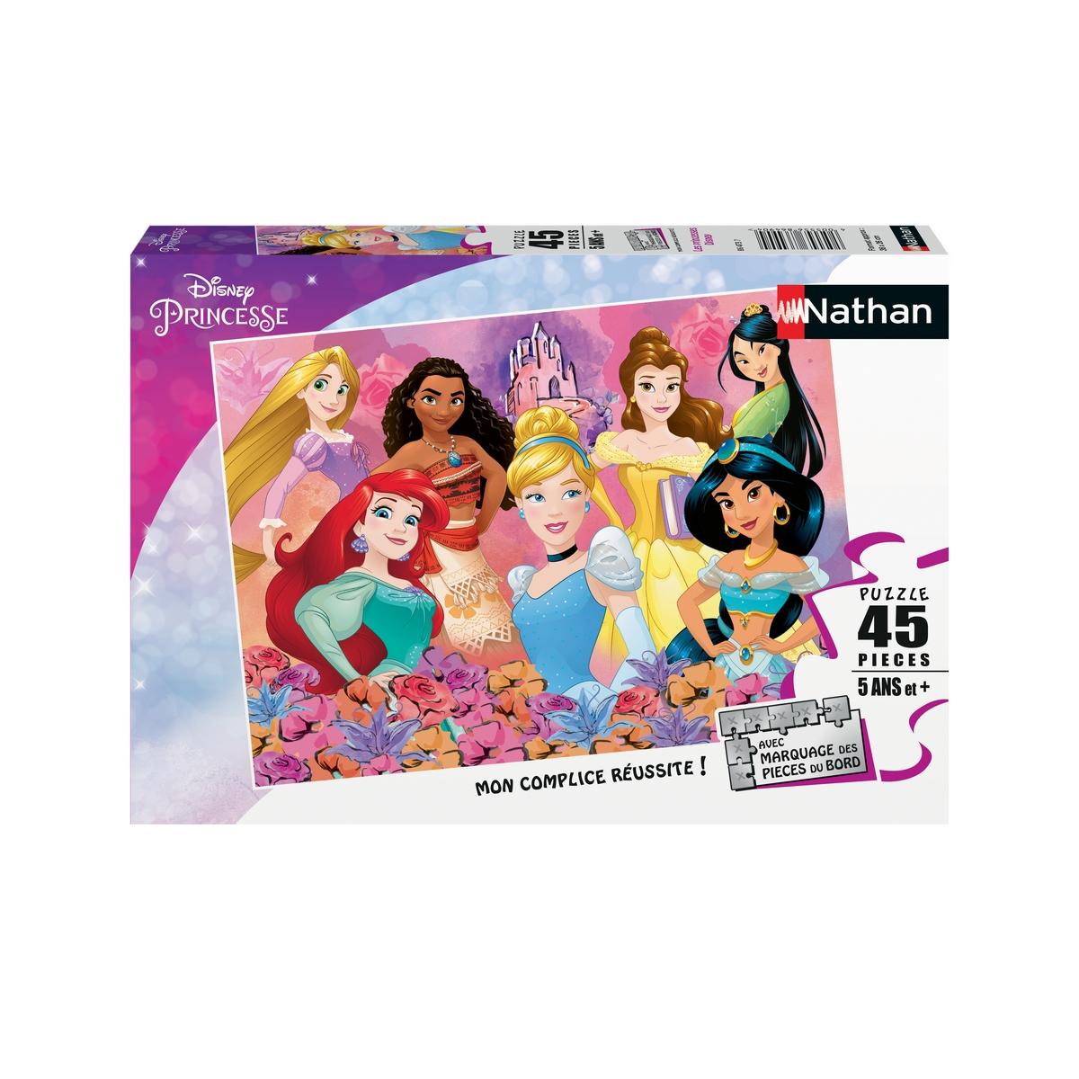 Puzzle Nathan 45 Pièces Les Princesses Disney La Grande Récré