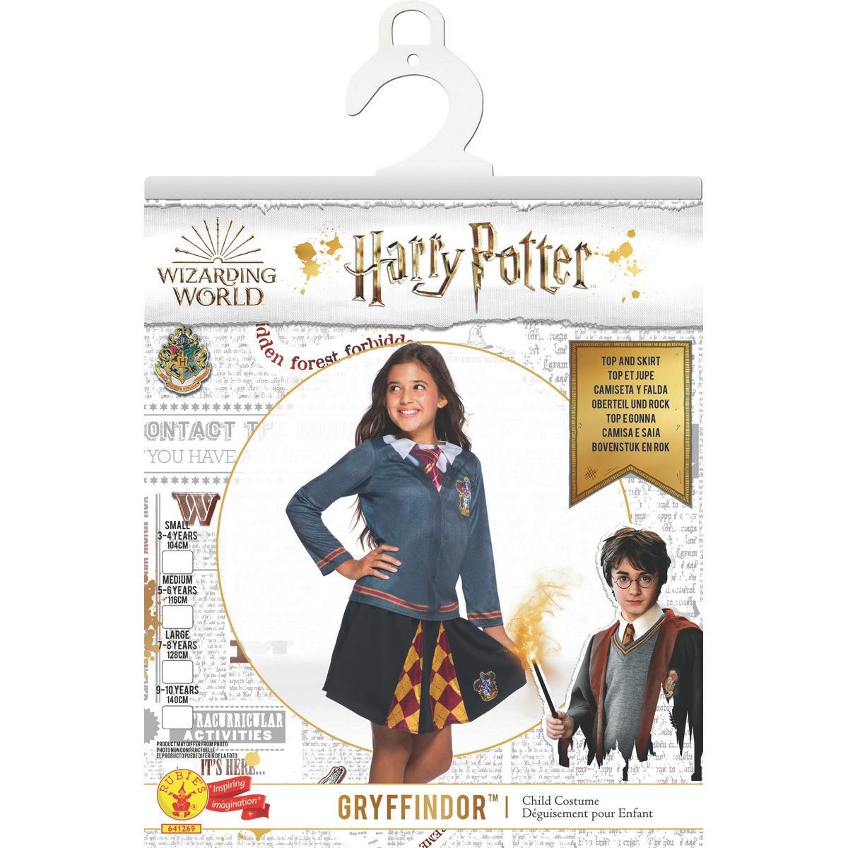 Deguisement Gryffondor Top et Jupe Taille L Harry Potter La Grande Recre
