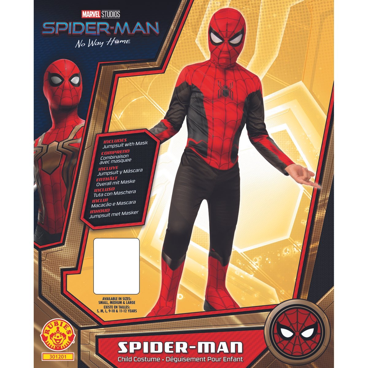 Déguisement Spider-Man Marvel Studios No way Home Taille M