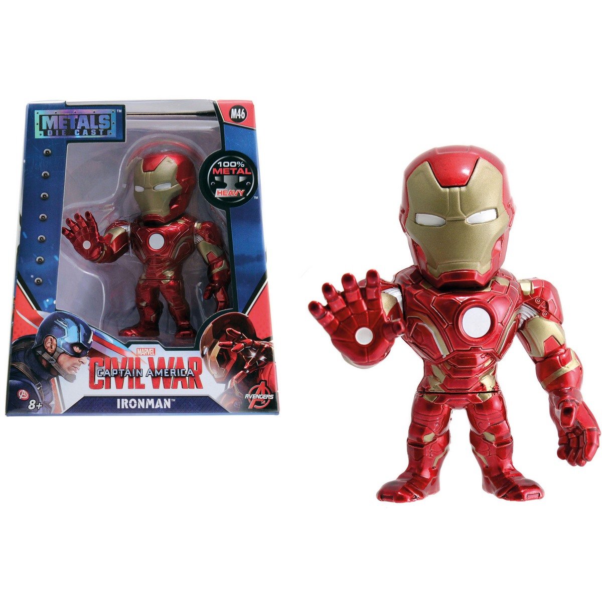 Figurine Iron Man 10 cm en métal