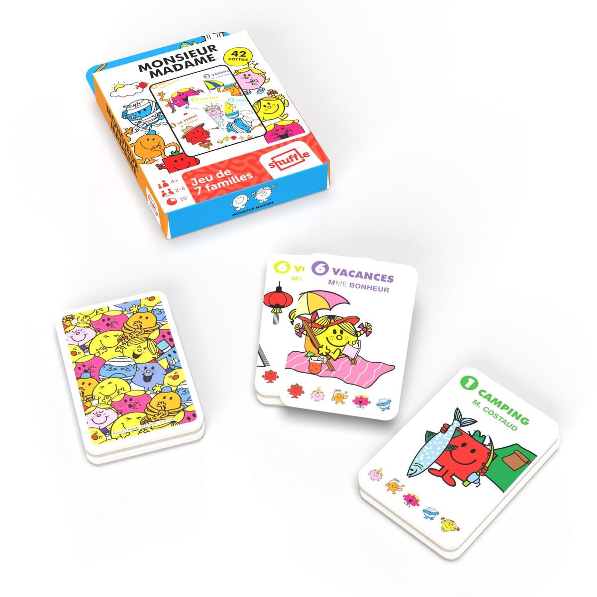 Jeu Des 7 Familles Monsieur Madame - 32 Cartes, Pour Enfants Et Famille