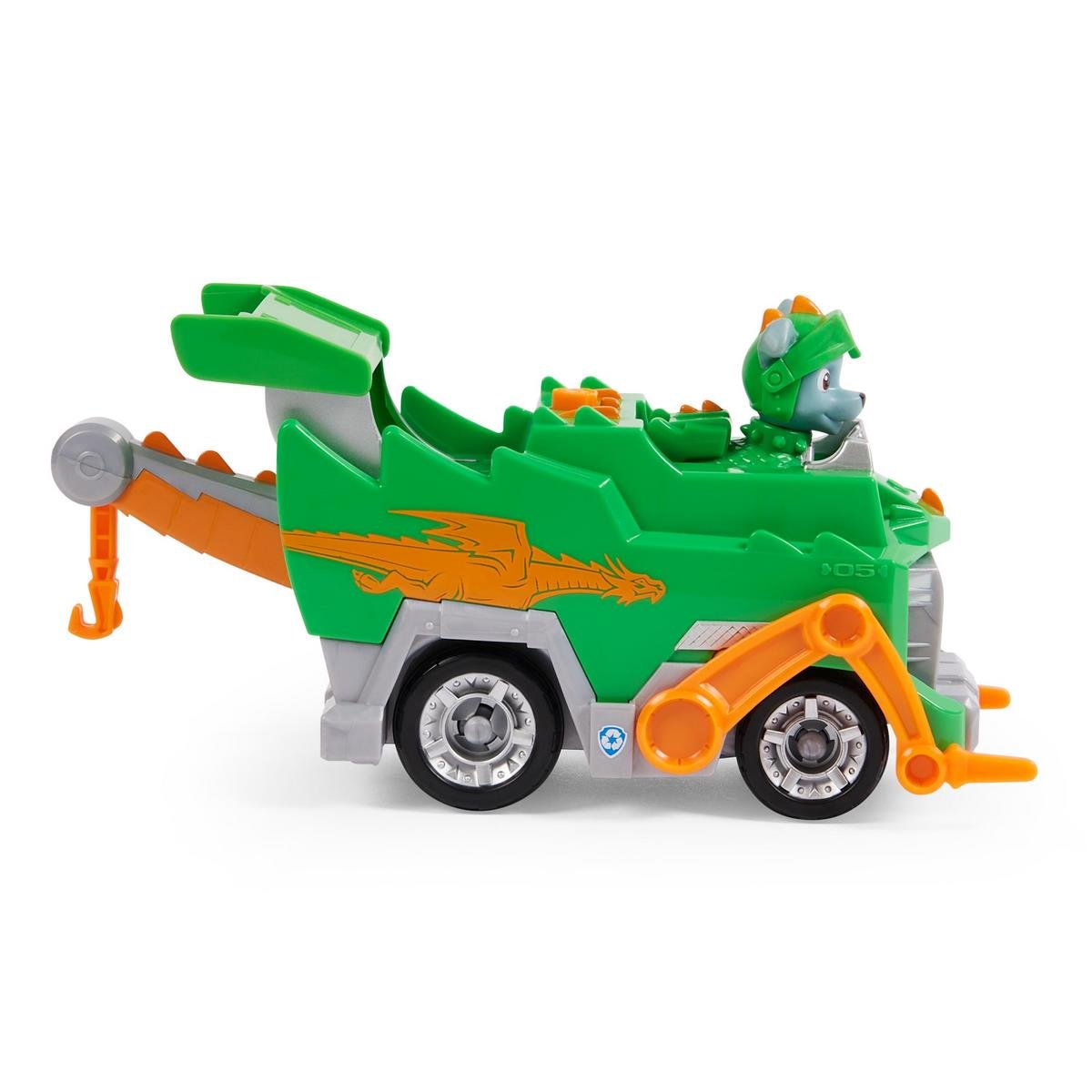 Rocky Dino Rescue Pat Patrouille figurine + véhicule