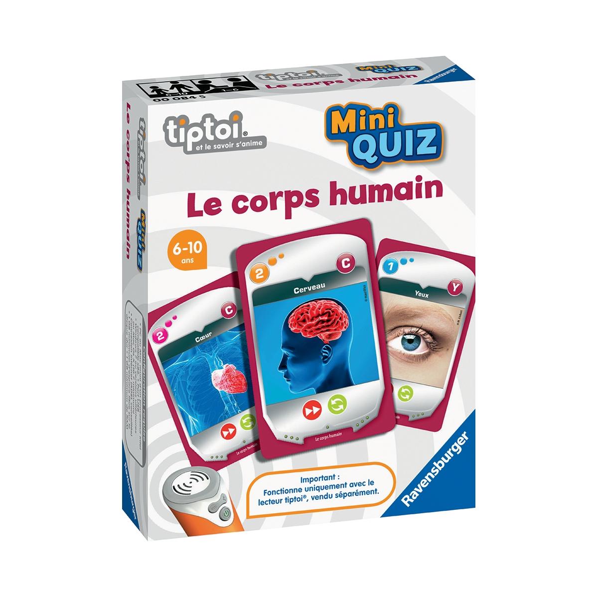 Ravensburger Tiptoi Mini Quiz Dinosauri - Gioco Educativo Interattivo 6+ Anni (Lettore Non Incluso)