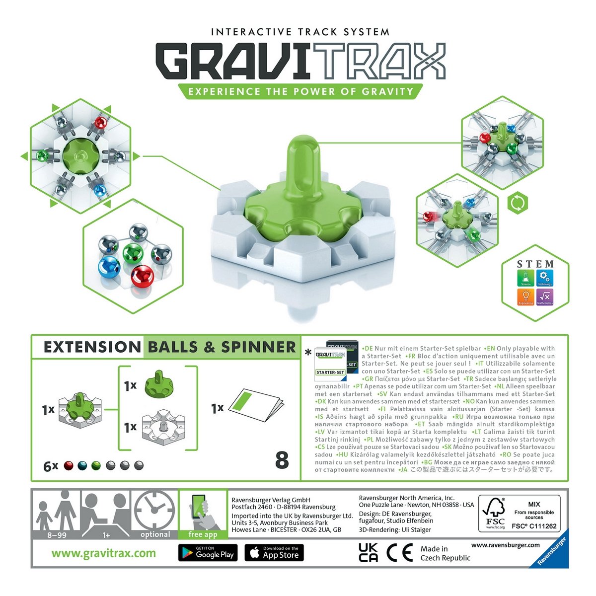 Gravitrax Bloc d'action Balls & Spinner - La Grande Récré