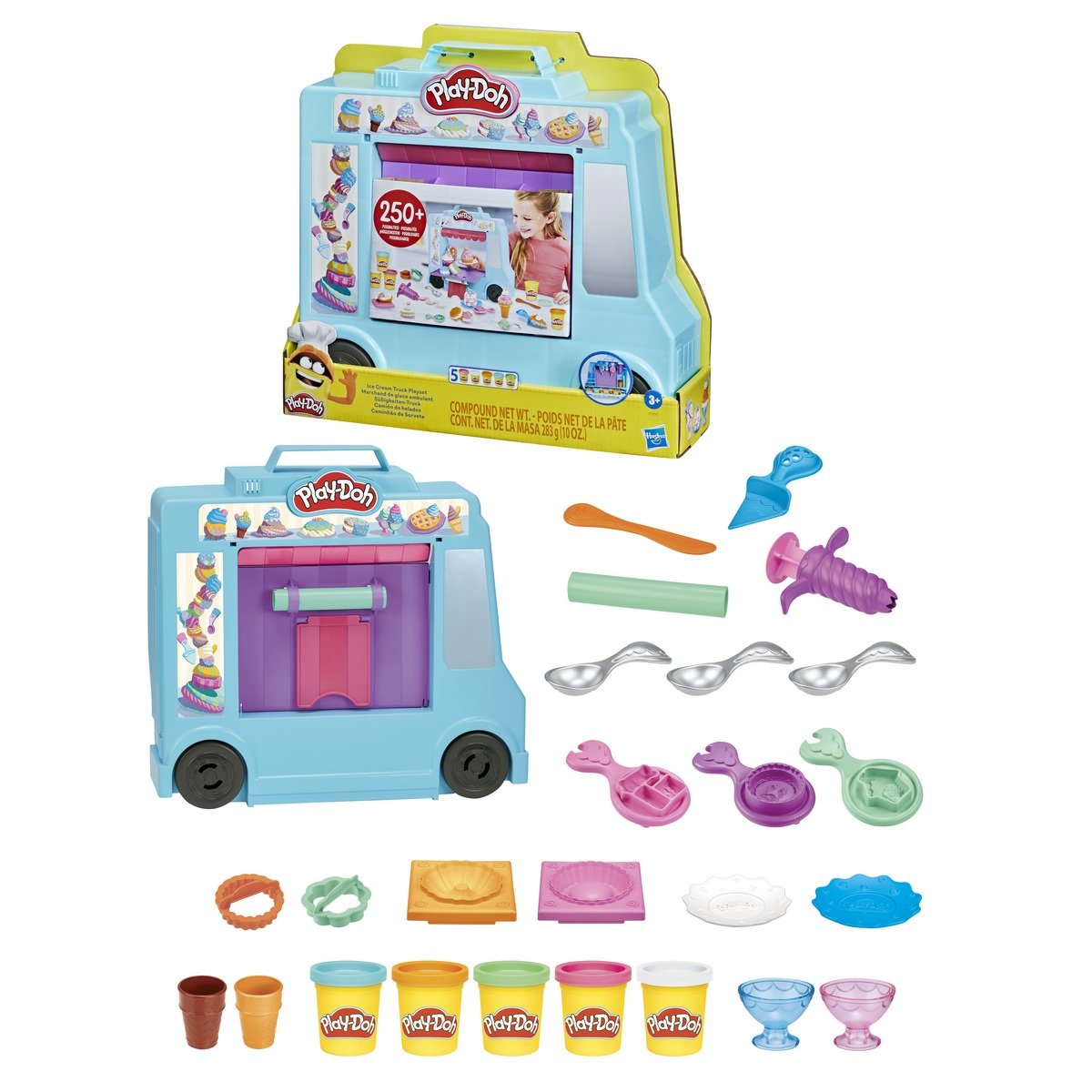 Pâte à modeler pour enfant Play-Doh Builder Marchand de glace