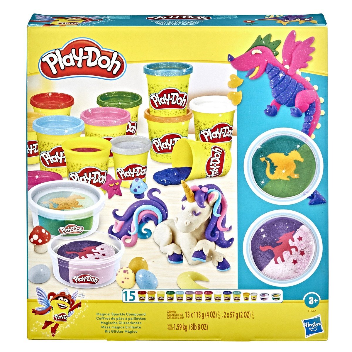 Super coffret de 15 Pâtes à modeler Play-Doh - La Grande Récré