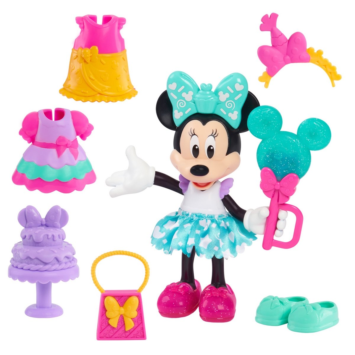Disney - coffret fashion minnie, figurines