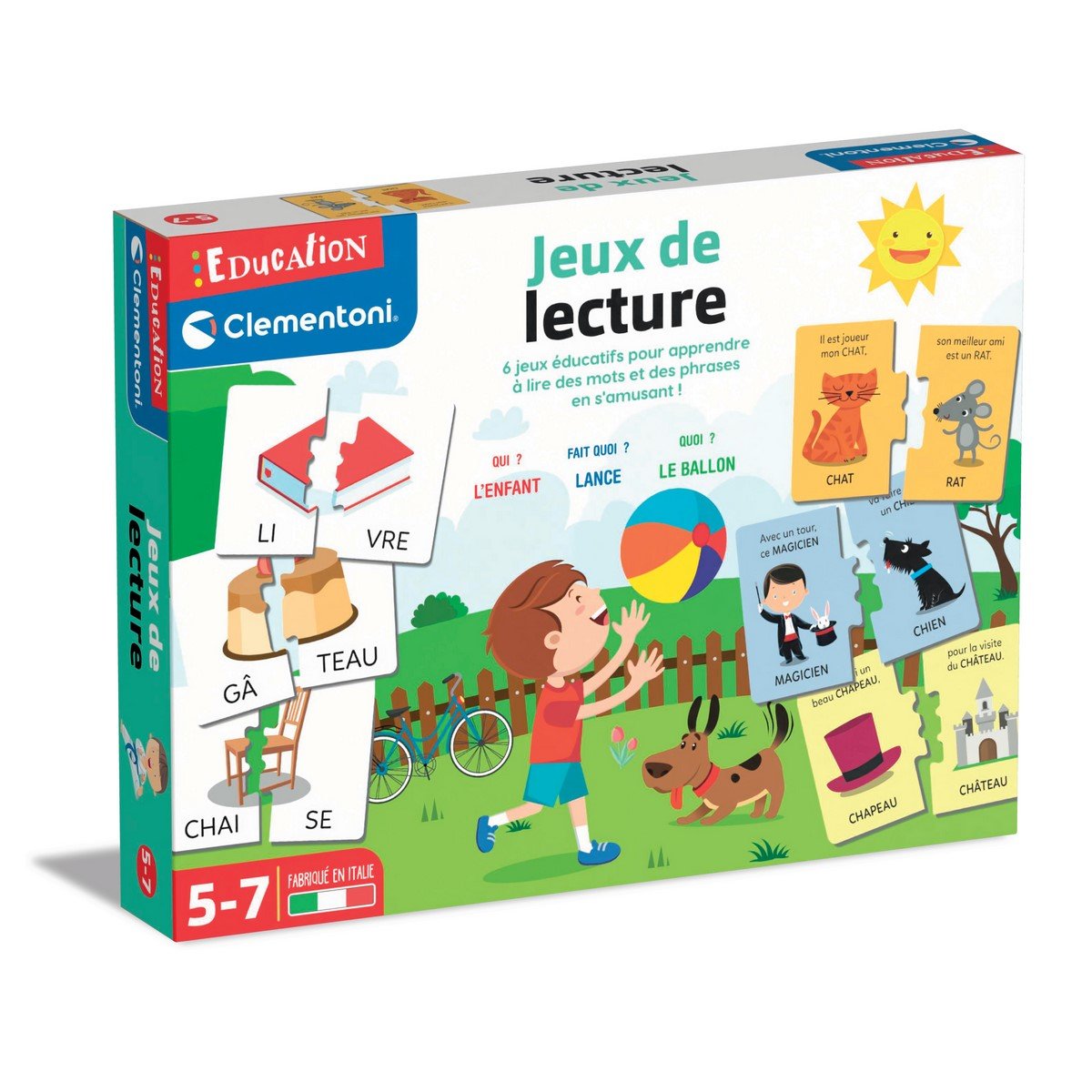 Clementoni - 625505 - Jeu Educatif - Jeux De Lecture - 5 à 7 ans