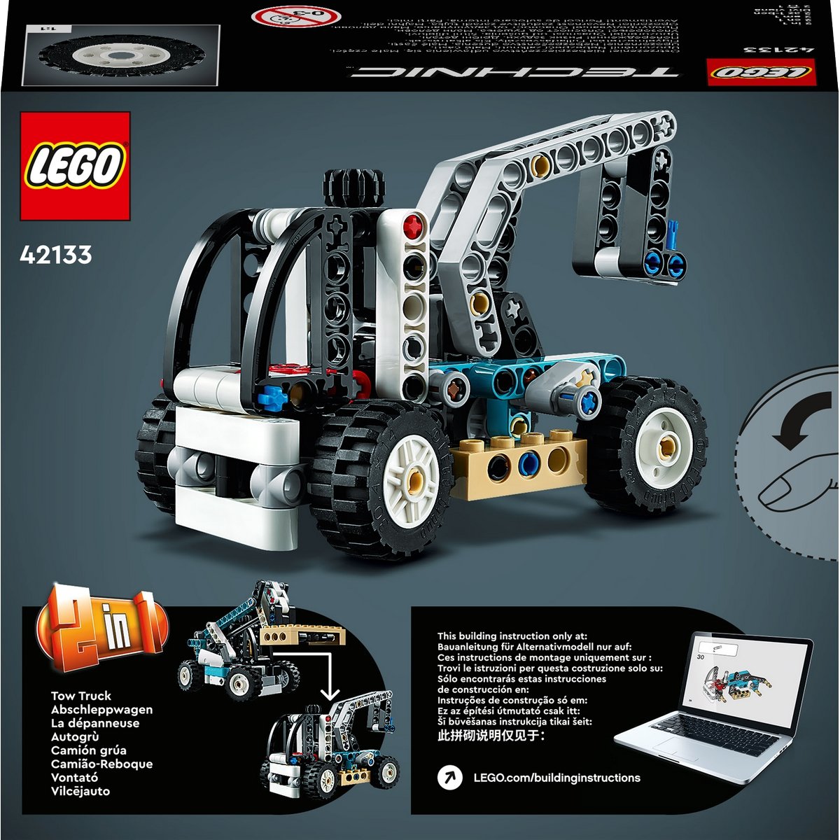 LEGO® Technic - Le chariot élévateur - 42133 - Dès 7 ans - Super U