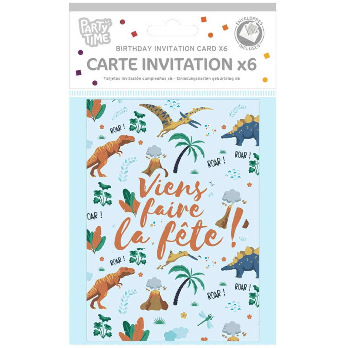 Carte d'invitation fête Sports classiques - Anniversaire enfant