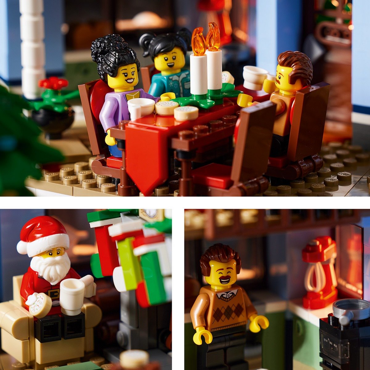 La visite du Père Noël Lego Icons 10293