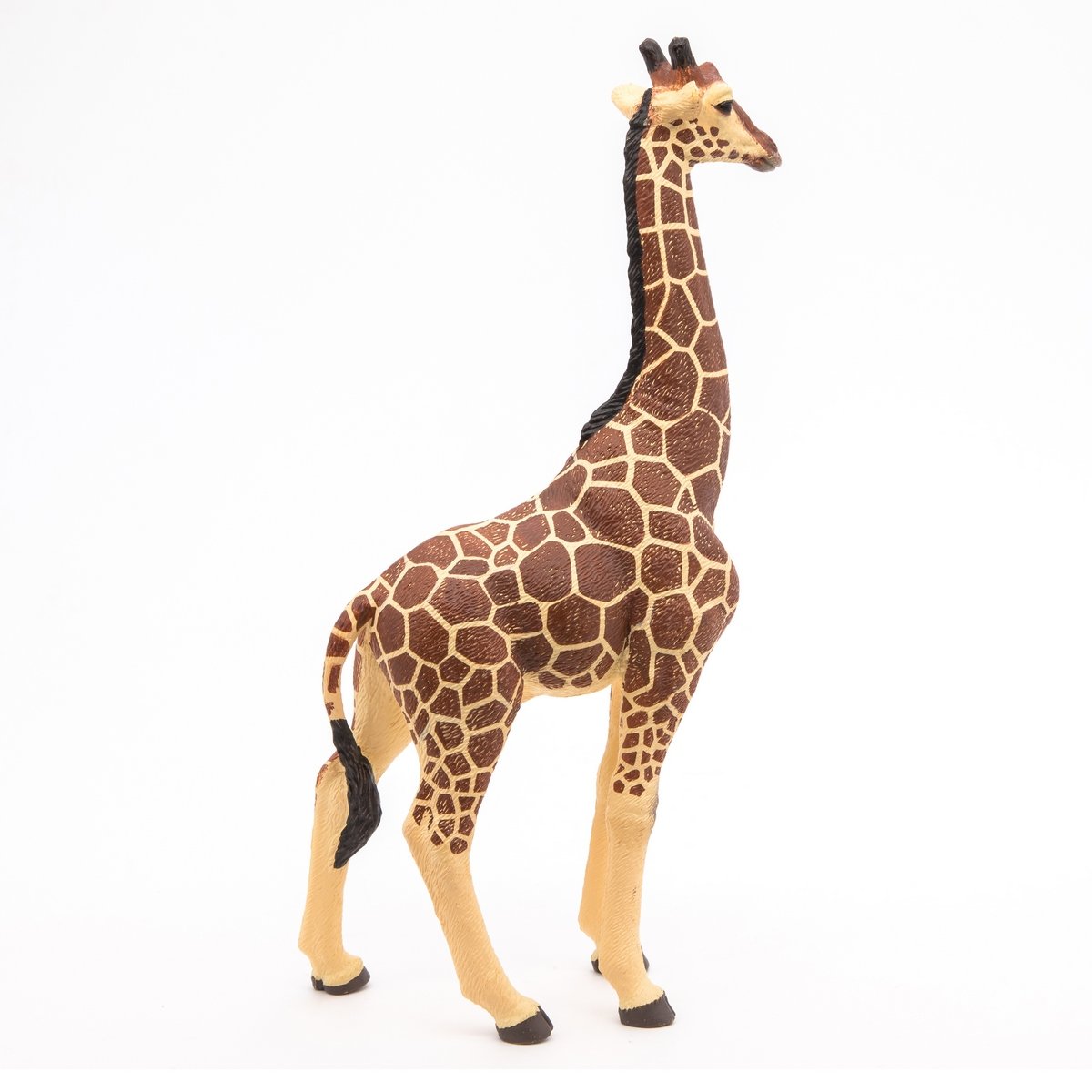 Grande figurine girafe  45635  Argenté Feuilles décoratives 