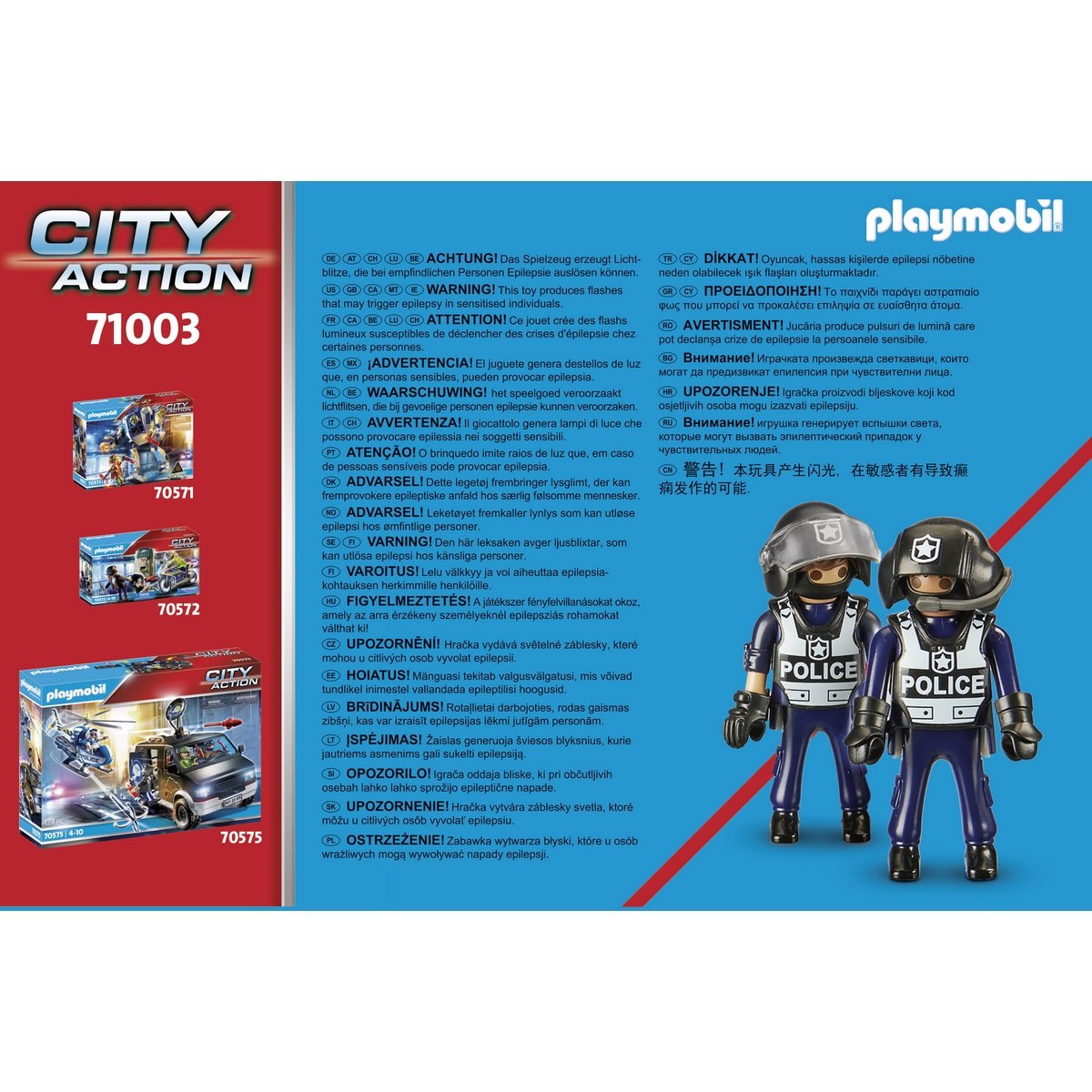 Playmobil - City Action 9043 Véhicules des Forces Spéciales de
