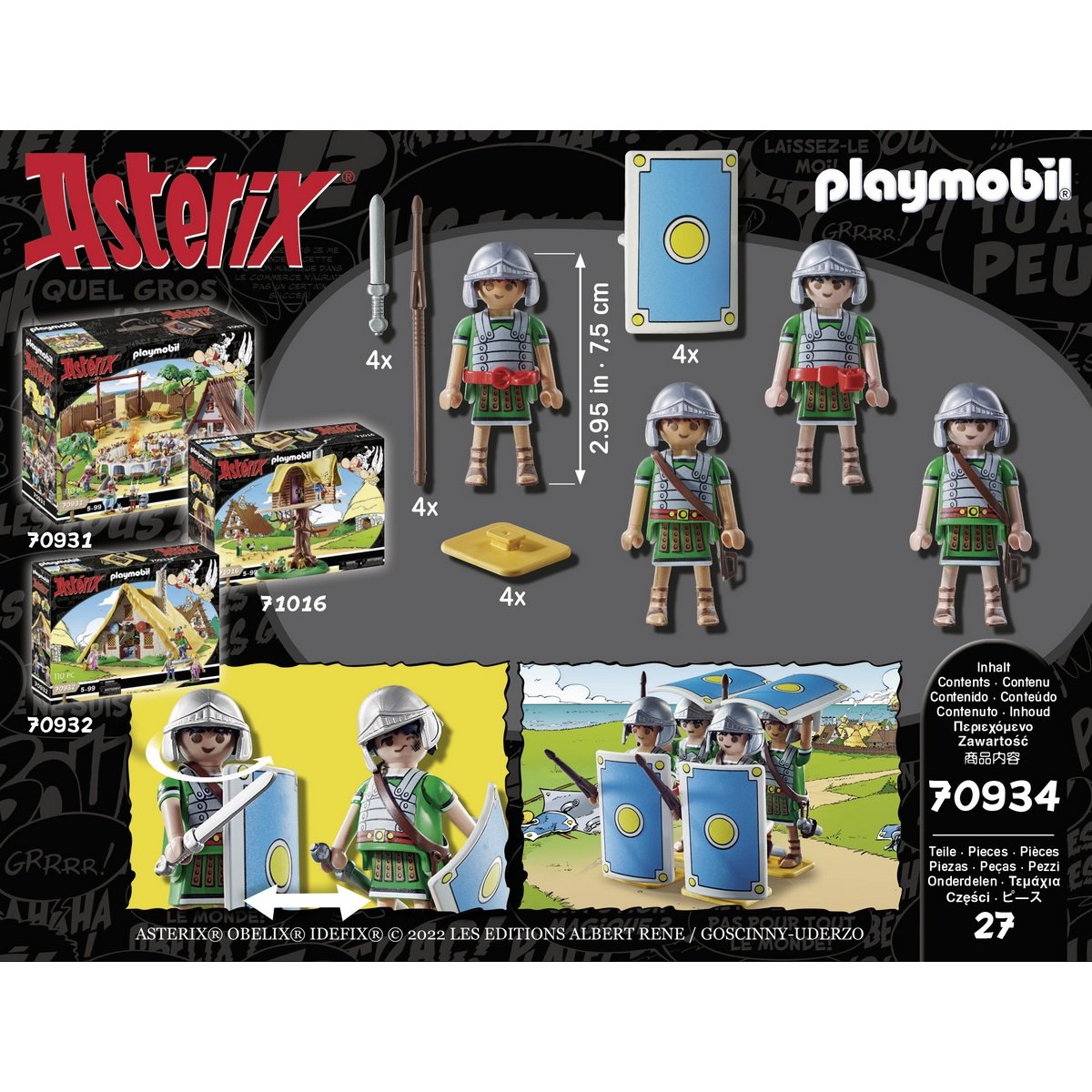 Les Légionnaires Romains Playmobil Astérix 70934 - La Grande Récré
