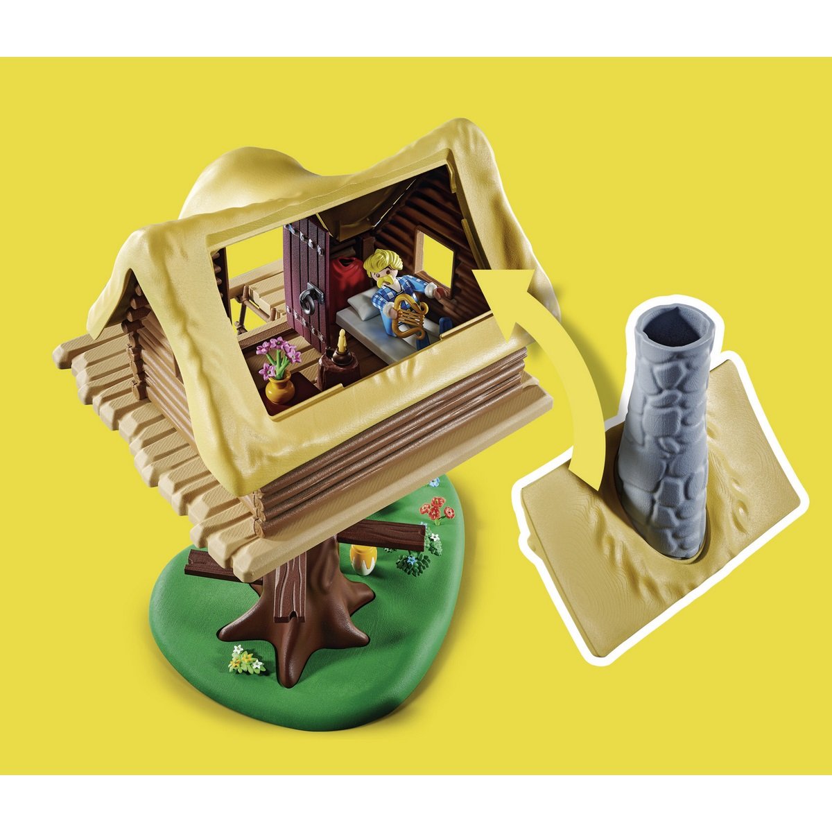 La Hutte d'Assurancetourix Playmobil Astérix 71016 - La Grande Récré