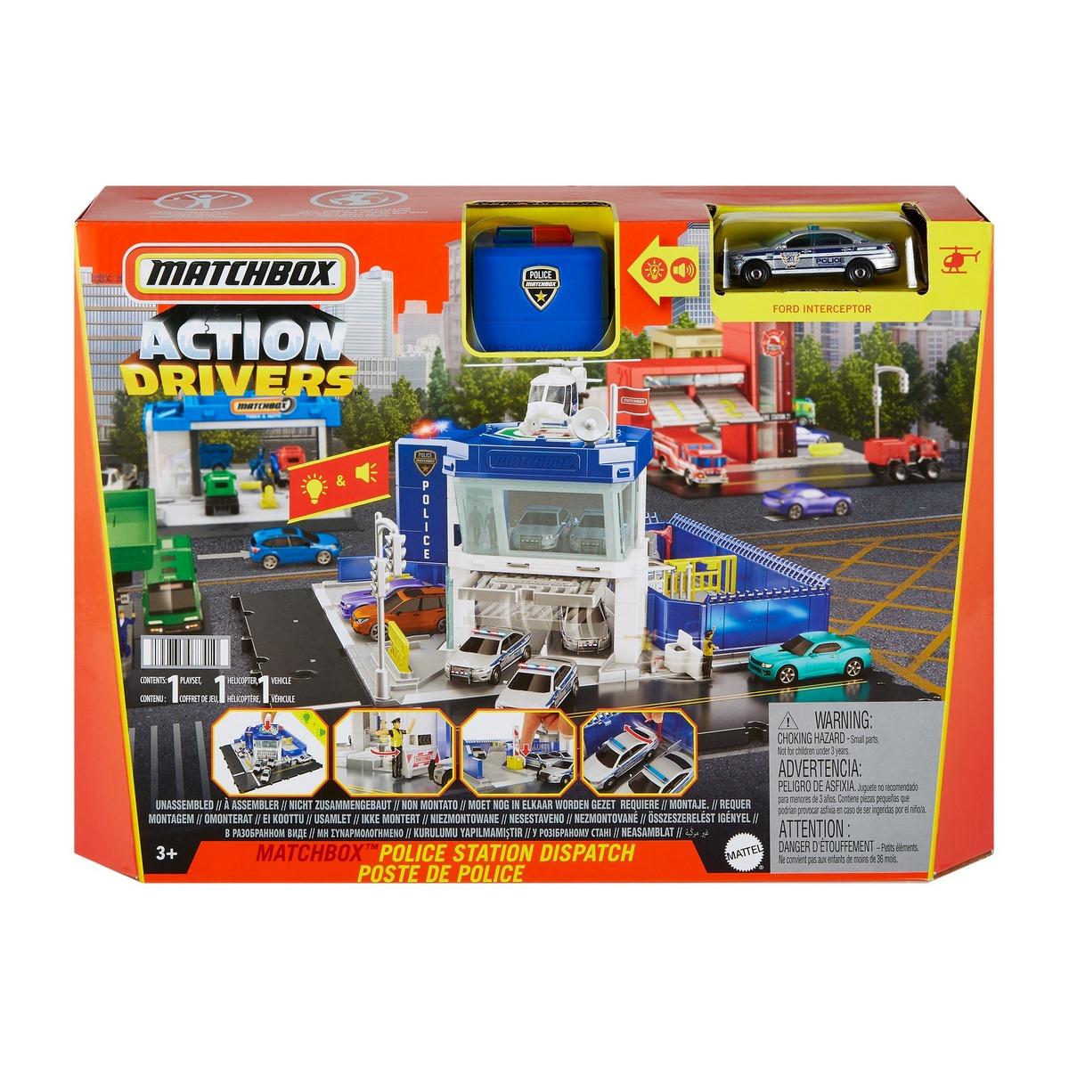 Matchbox police adventure set sale