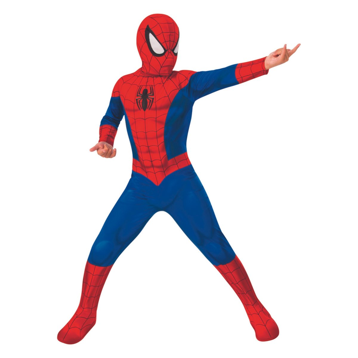Déguisement éco Spiderman taille M 5/6 ans - la grande récré