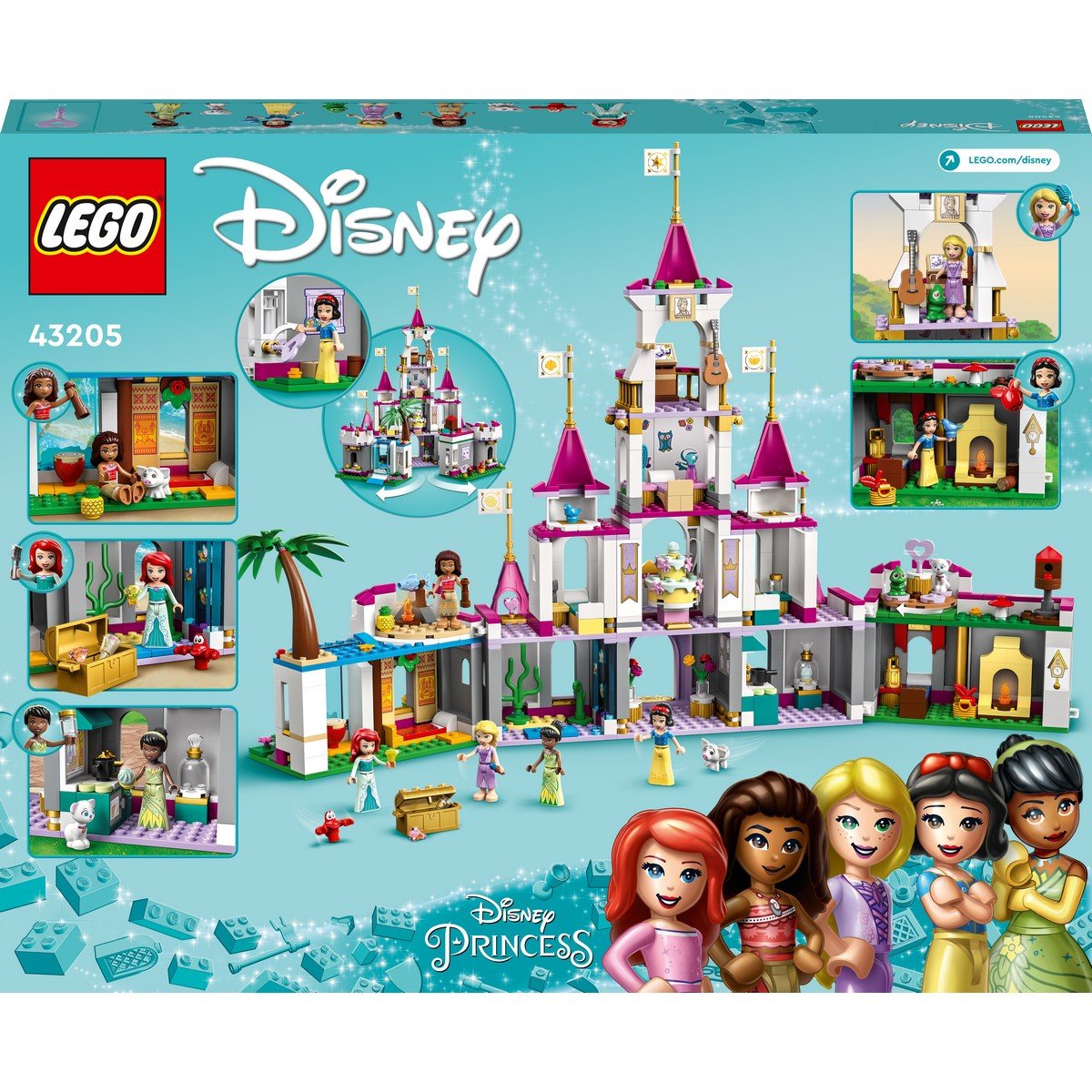 LEGO 43205 Disney Princess Aventures Épiques dans Le Château