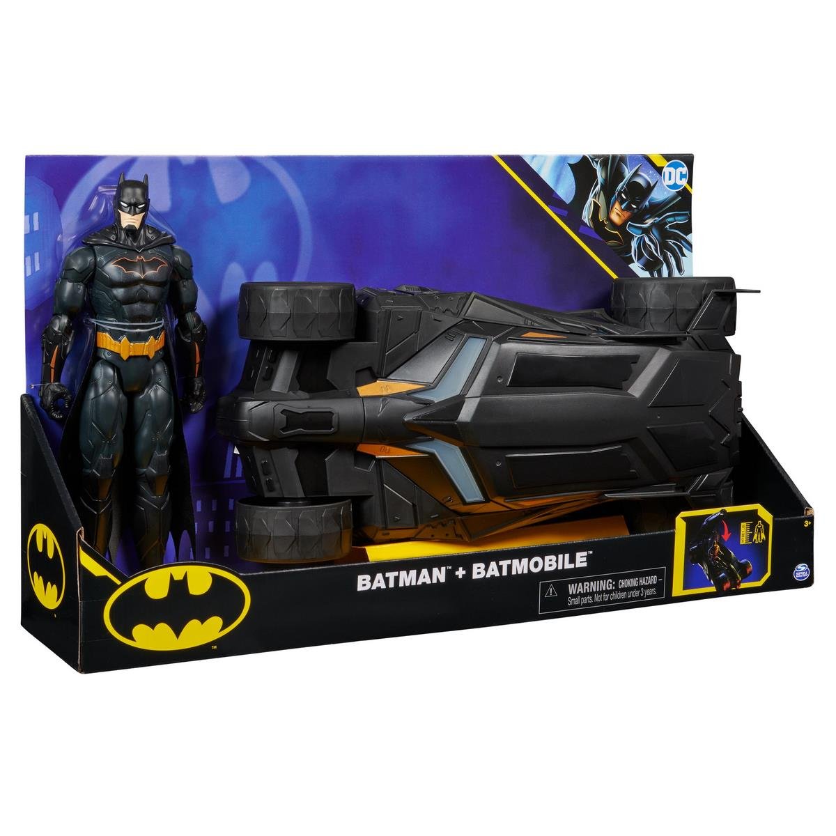 Pack Batmobile Figurine Batman 30 cm - La Grande Récré