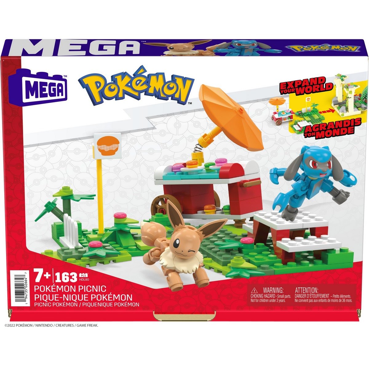 MEGA Pokémon Figurine Action Bulbizarre 12 cm, Jeu De Briques De