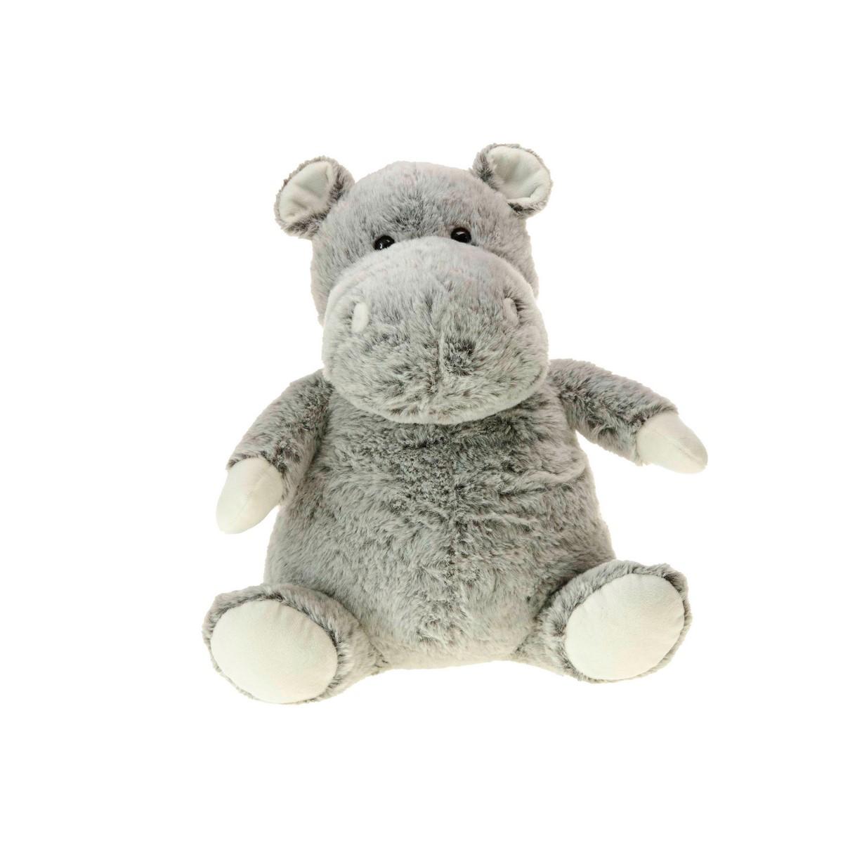 Peluche cheap hippopotame gris