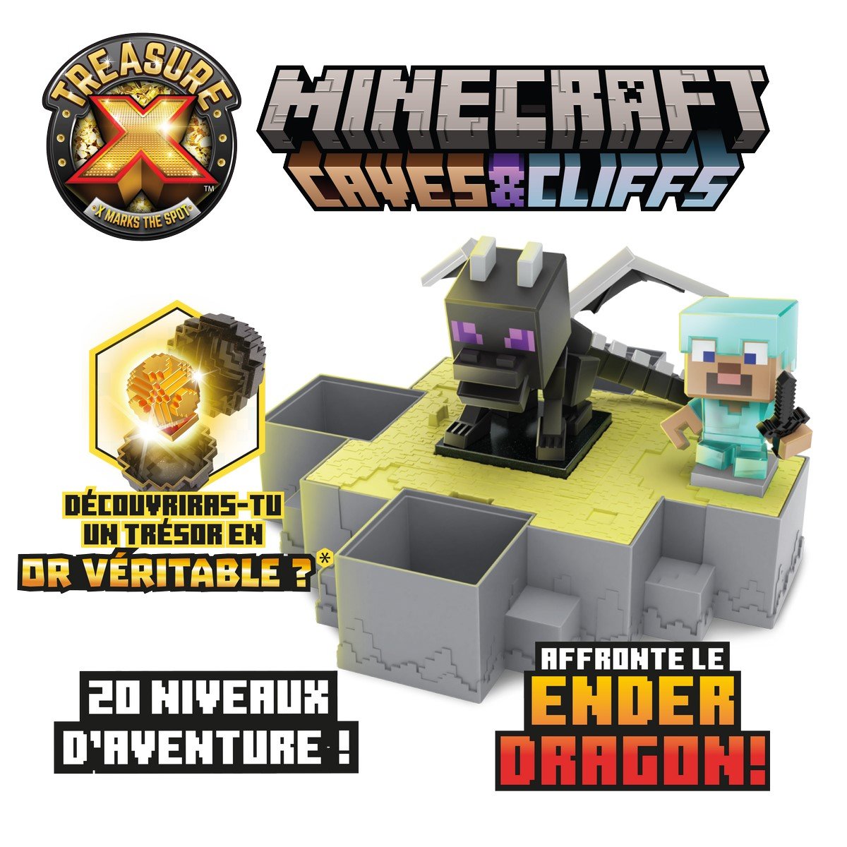 Treasure X Minecraft Caves & Cliffs Ender Dragon France