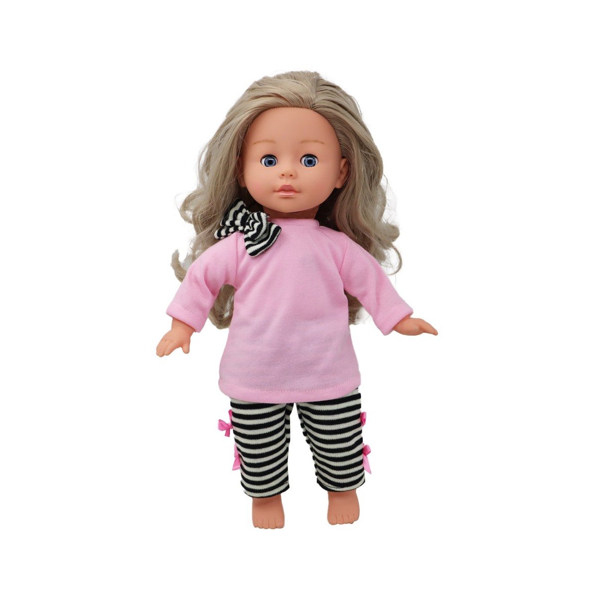 Vêtements pour poupées Llorens 38 cm - Robe imprimée avec veste saumon,  écharpe et chaussons - Dolls And Dolls - Boutique de Poupées de collection