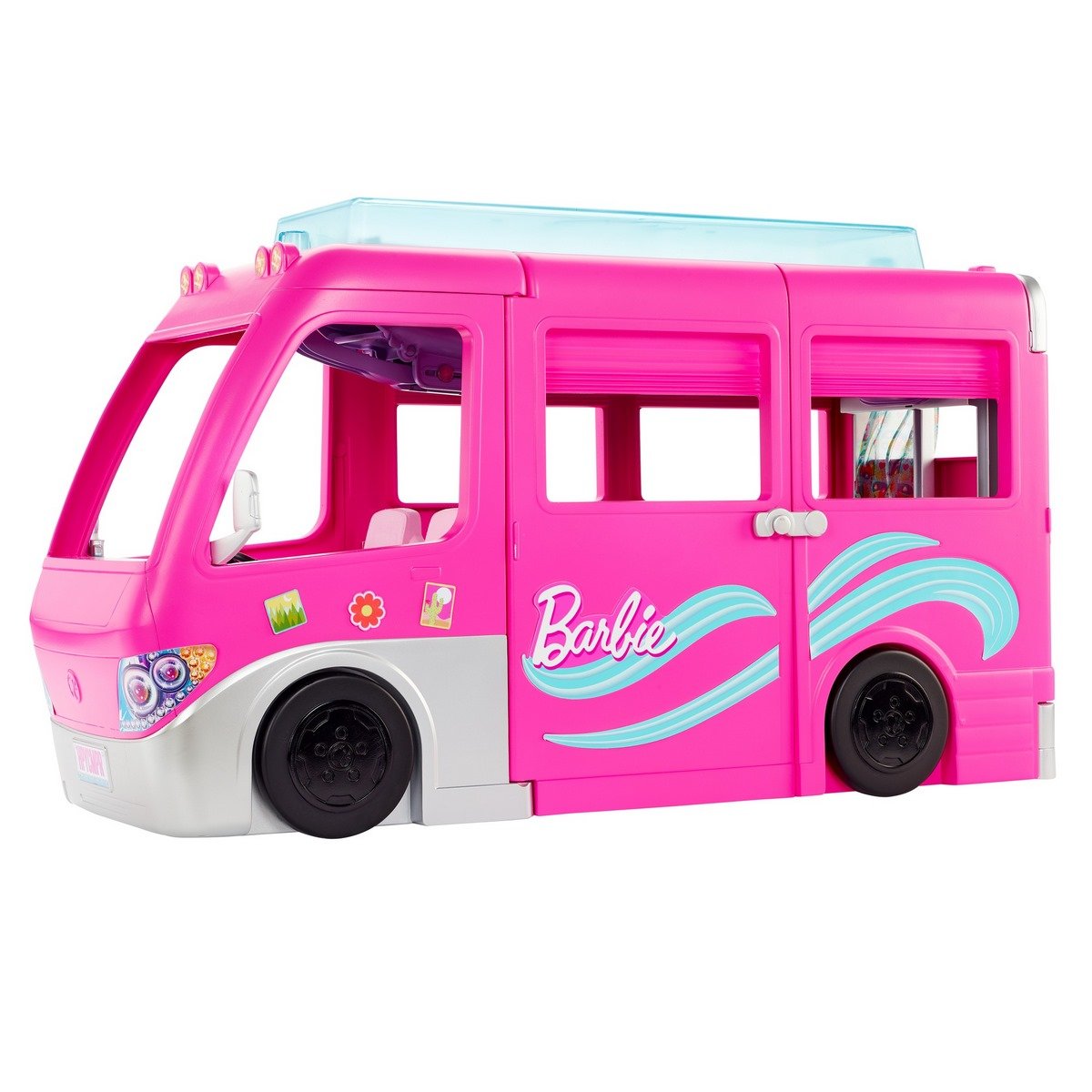 Barbie - Mega Camping Car Transformable - La Grande Récré