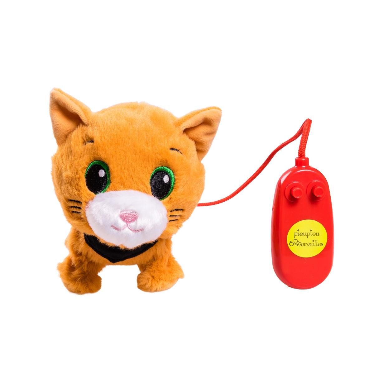 Peluche mon chaton à promener filoguidé La Grande Récré
