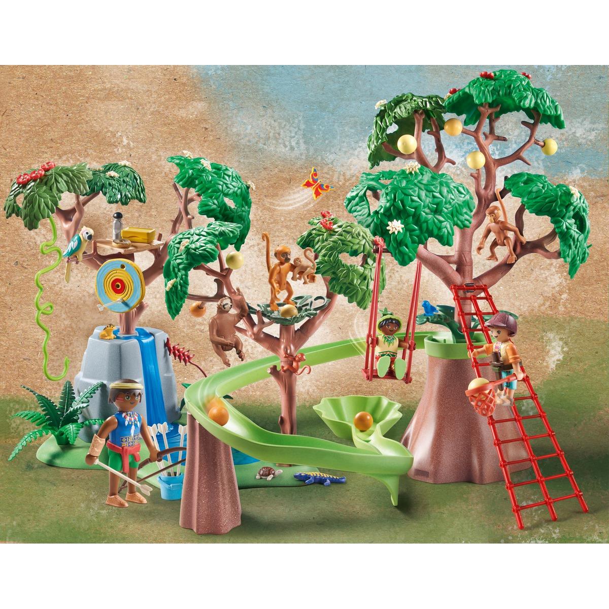 Très gros lot de végétation Playmobil : plantes, fleurs, rocher
