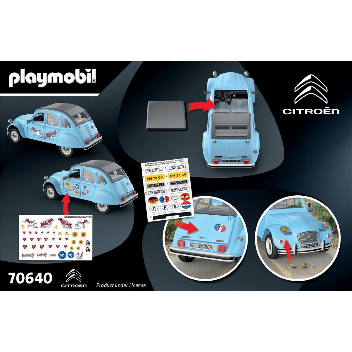 Voiture Citroën 2CV Playmobil 70640 - La Grande Récré