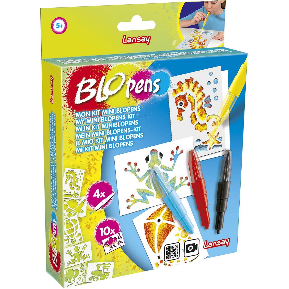Blopens - Mon Kit Mini Blopens - Dessins et Coloriages - Dès 5 ans - Lansay  : : Jeux et Jouets