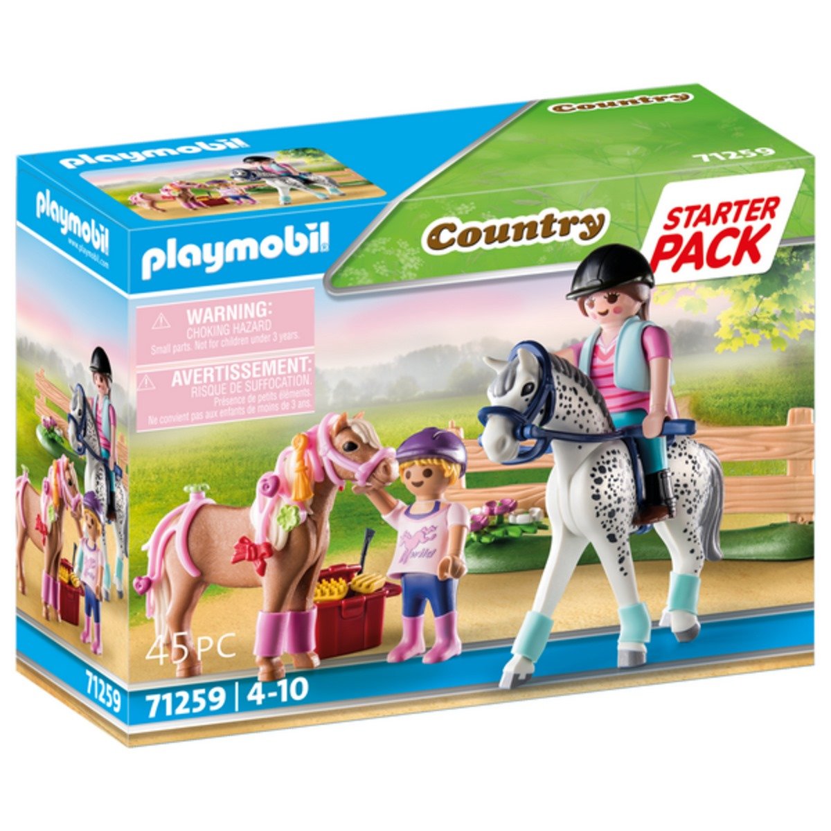 Voiture et van pour poney Playmobil Country 70511 - La Grande Récré