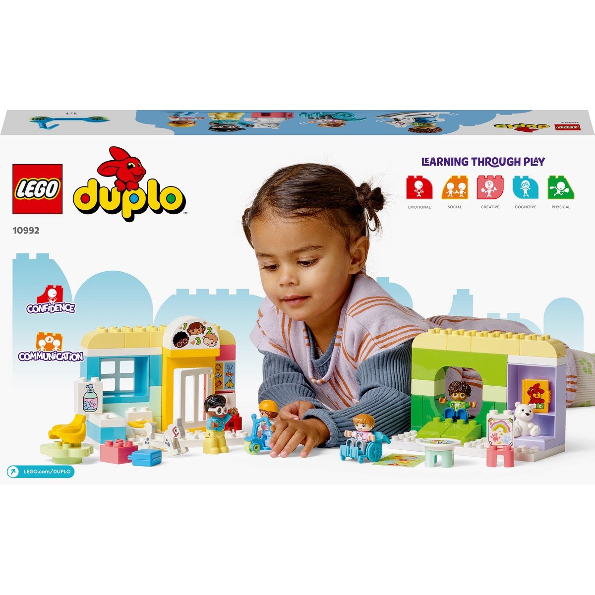 LEGO 10992 Duplo Ma Ville La Vie à la Garderie, Jouet Éducatif pour Enfants  dès 2 Ans, Jeu d'apprentissage avec Briques de Construction et 4 Figurines  : : Jeux et Jouets