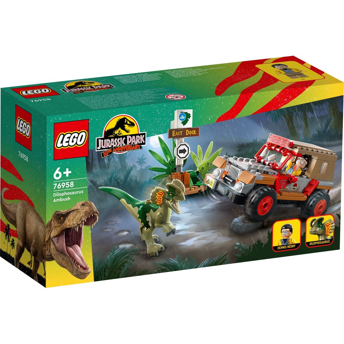 L'embuscade du dilophosaure Lego Jurassic Park 76958 - La Grande Récré