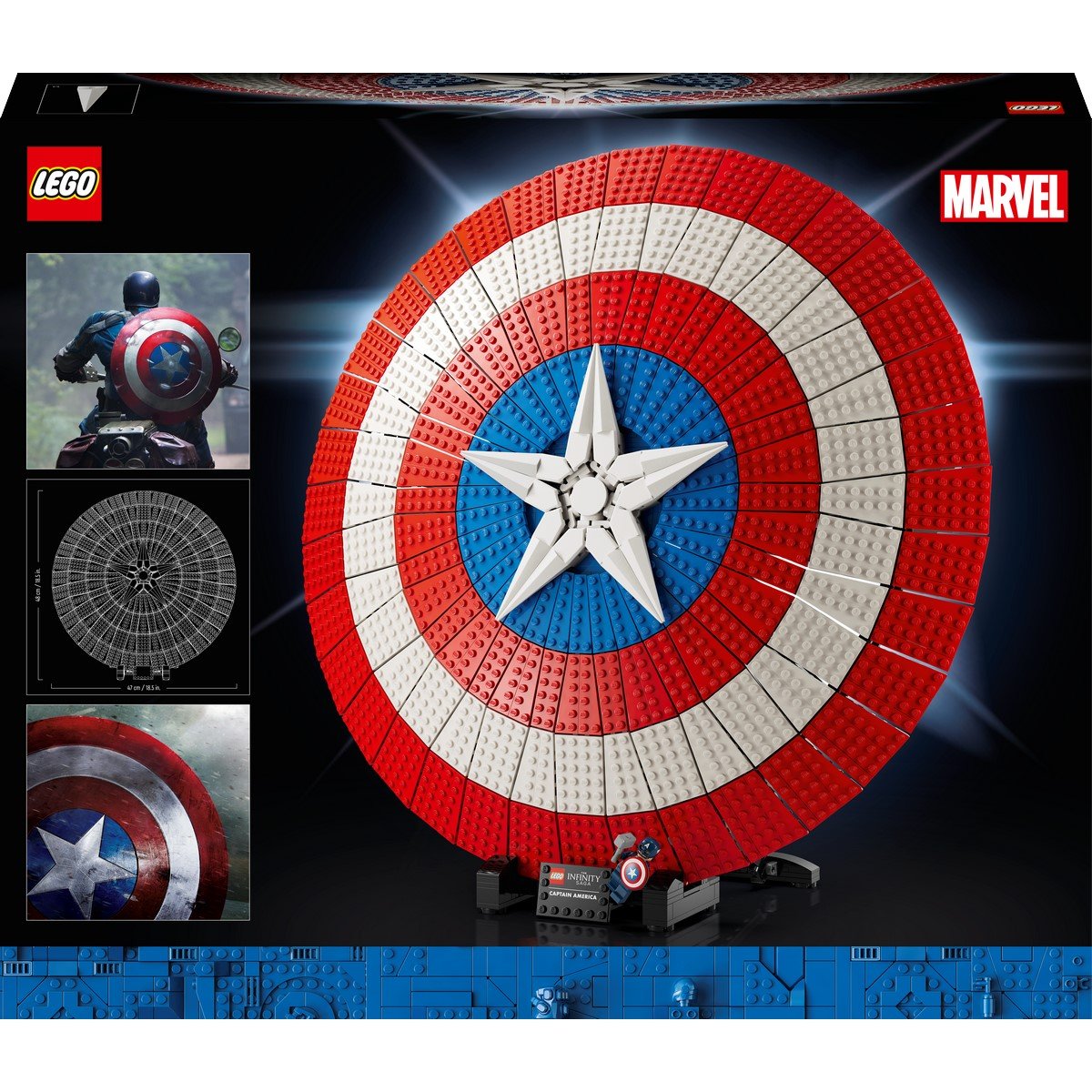 Le bouclier de Captain America Lego Marvel 76262 - La Grande Récré