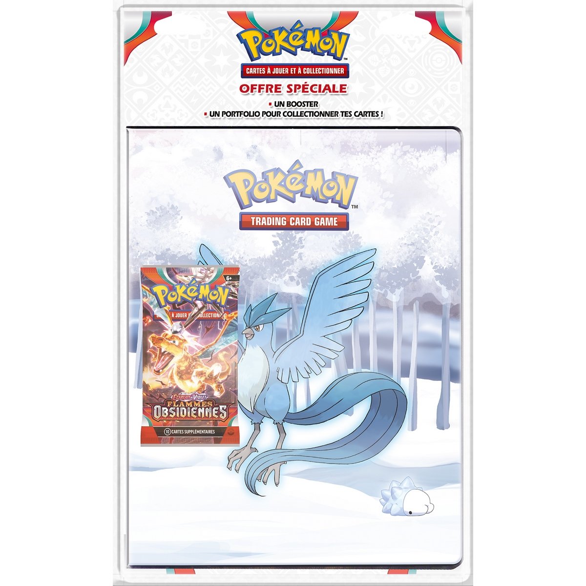 Pack cahier range-cartes et Booster Pokémon Ecarlate & Violet 01