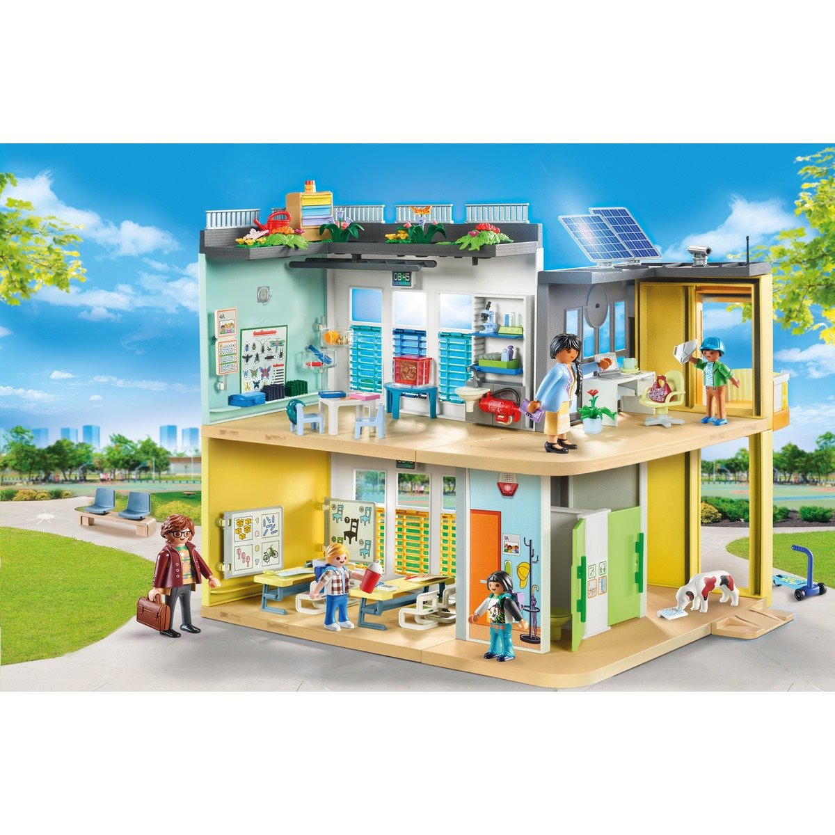 Ecole aménagée Playmobil City Life 71327 - La Grande Récré