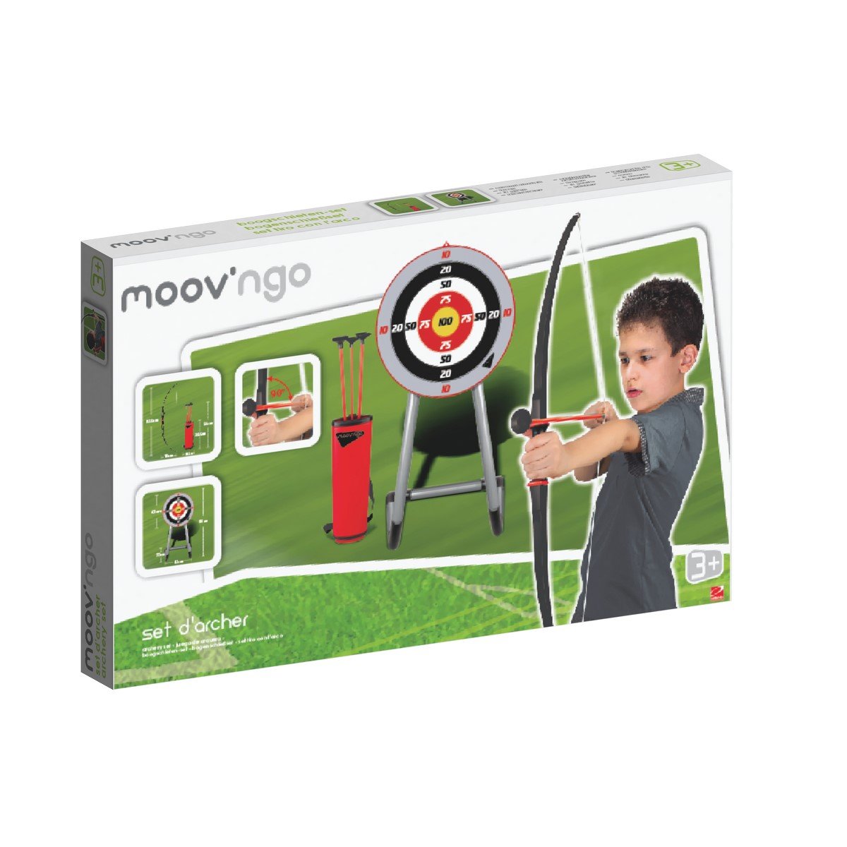 1 jeu de jouet créatif arc et flèche pour les enfants en plein air