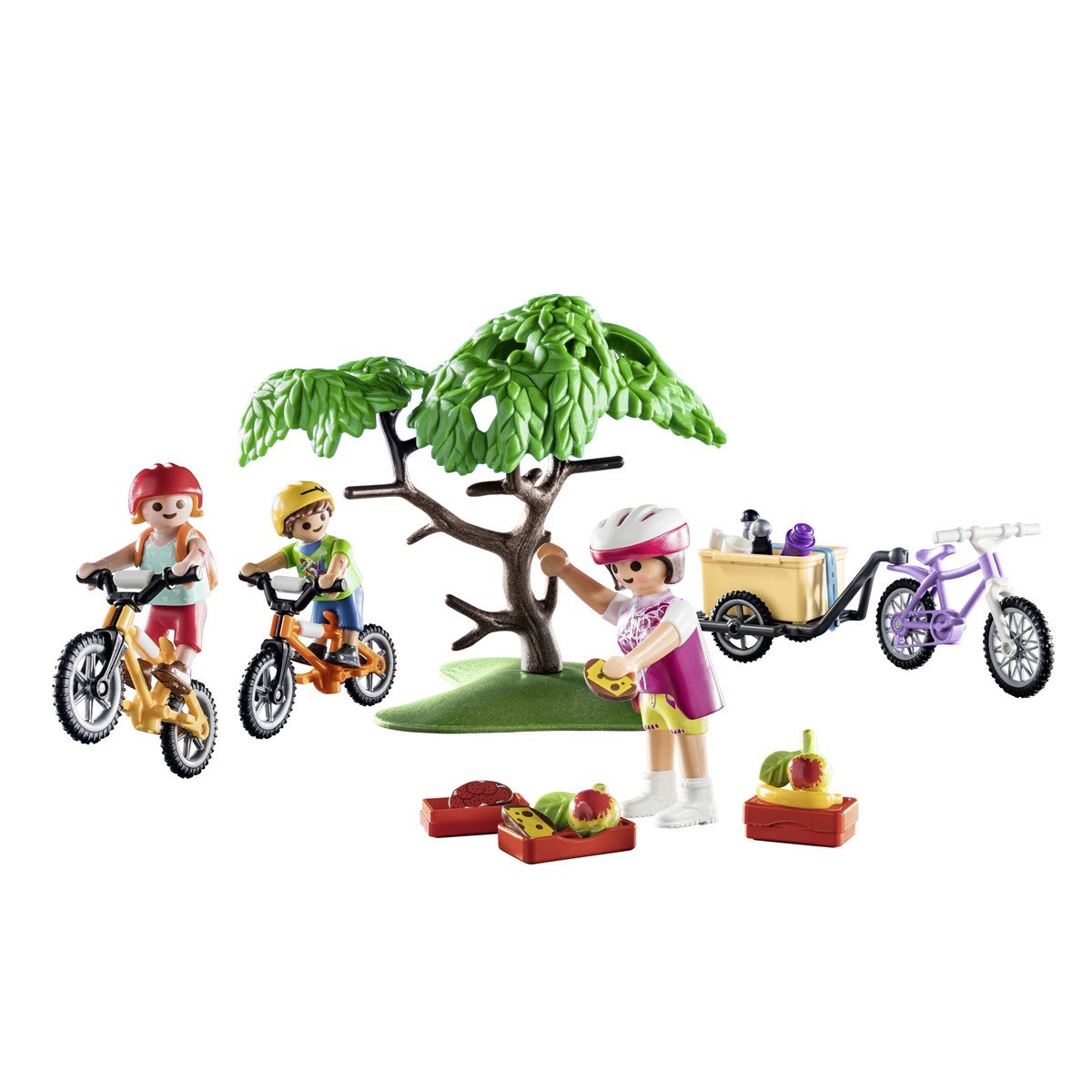 Enfants à vélo et sur les rollers Playmobil