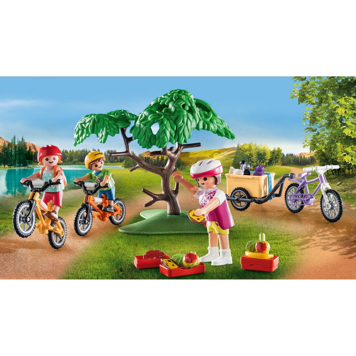 Vacanciers et vélos Playmobil 71426 Family Fun camping - La Grande