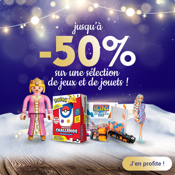 Jusqu'à -50% sur une sélection de jeux et jouets