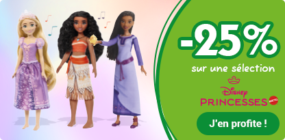 -25% sur une sélection de jouets Disney Princesses de Mattel