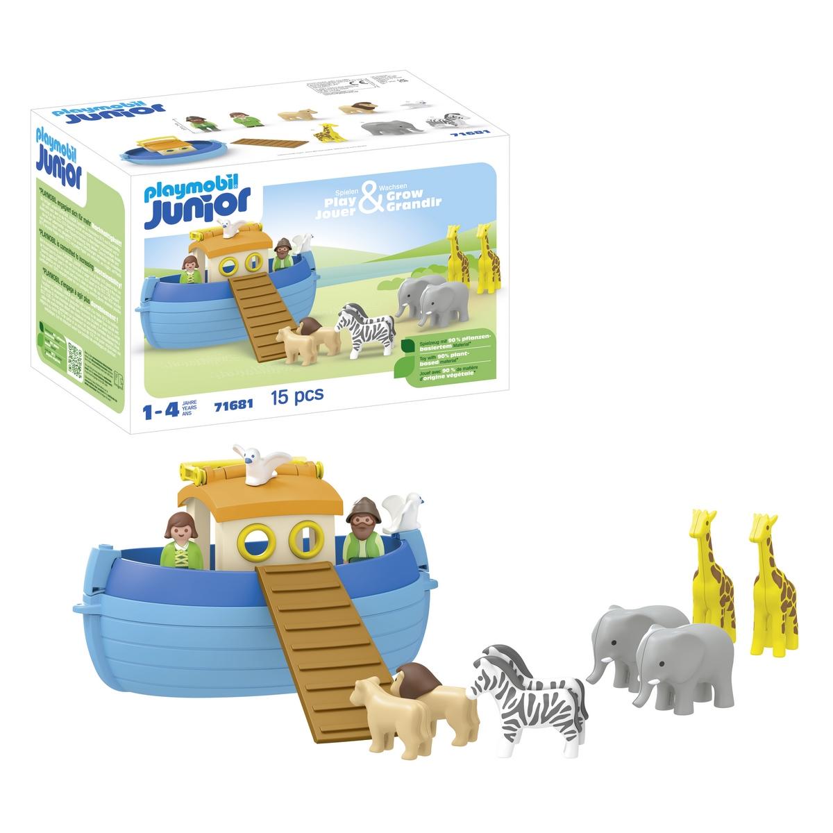 Pièce Playmobil Arche De Noé : échelle Marron Clair, Pont Inférieur, Cale 3255 - Occasion