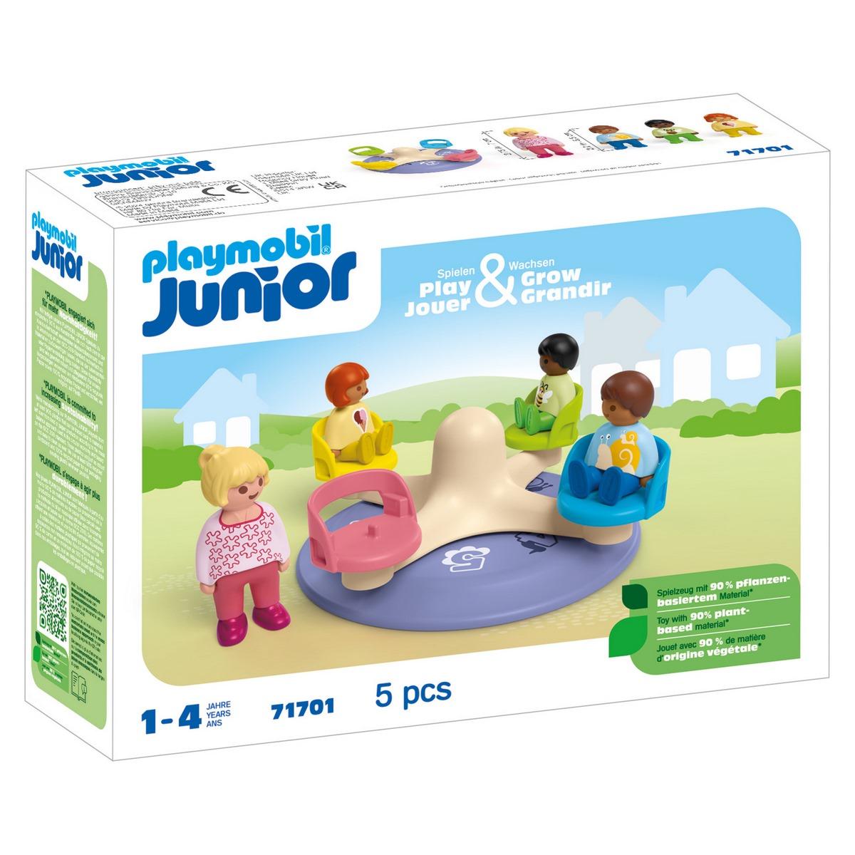 Playmobil Tourniquet Rond Bleu Avec Barrières Rouges - Pièce 5568 - Occasion - Pour Enfants