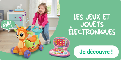Tous les jeux et jouets électroniques pour les enfants de 1 à 3 ans